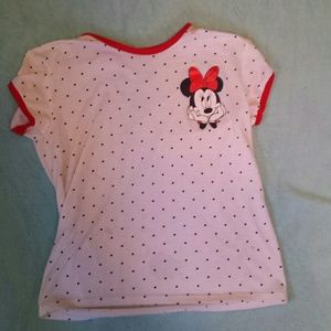 Minnie mouse short sleeve shirt